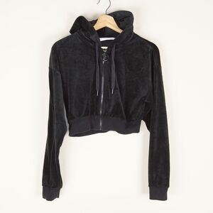 Juicy Couture Black Velour Hoodie